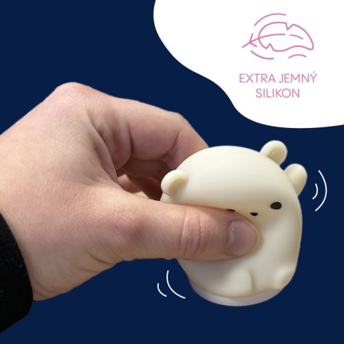 Zopa Függeszthető szilikon LED lámpa, maci Bear