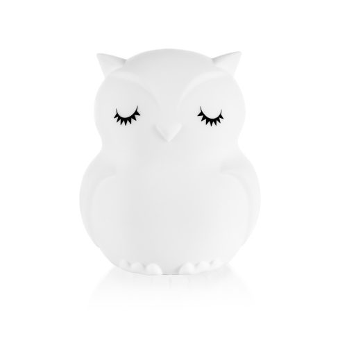 Zopa Szilikon LED éjszakai fény zenével L-es méretben, bagoly Owl