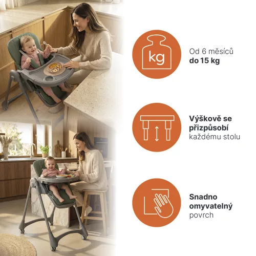 Zopa Primo etetőszék Ivory Beige