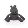 Zopa Kötött játék víziló - Dark Grey