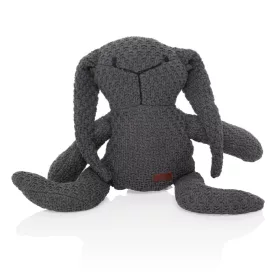Zopa Kötött játék nyúl - Dark grey