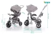 ZOPA CitiGO tricikli tolókarral - Kiwi Green