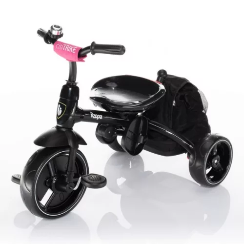 ZOPA Citi Trike tricikli tolókarral - Candy Pink
