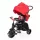 ZOPA Citi Trike tricikli tolókarral - Chilli Red