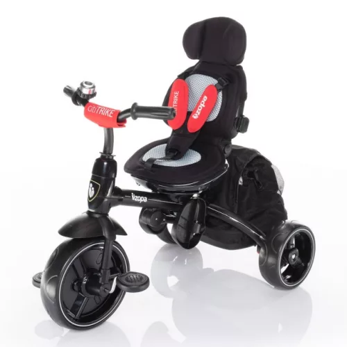 ZOPA Citi Trike tricikli tolókarral - Chilli Red