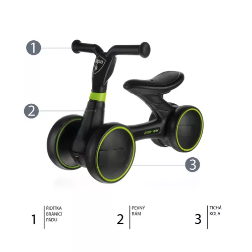 Zopa Easy-Way futóbicikli - Race Grey