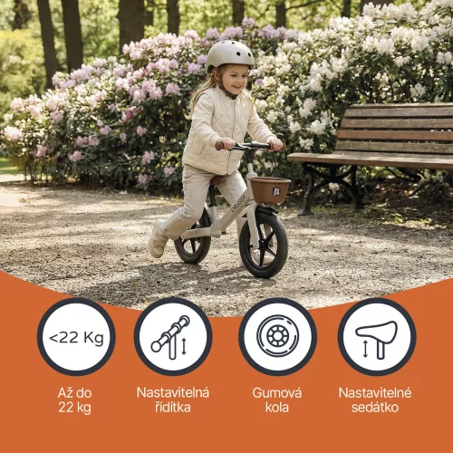Zopa Cruiser futóbicikli fékkel - Ivory Brown