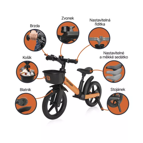Zopa Cruiser futóbicikli fékkel - Kodi Race