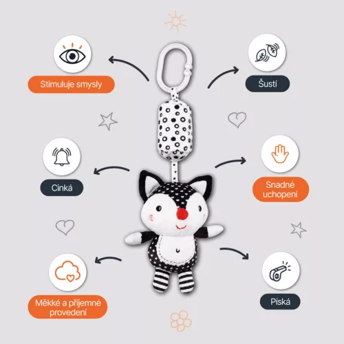 Zopa Kontrasztos fejlesztő függőjáték Monkey