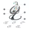 Zopa Lullaby pihenőszék - Triangle/Grey