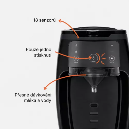 Zopa Formula milk maker Babyccino Black