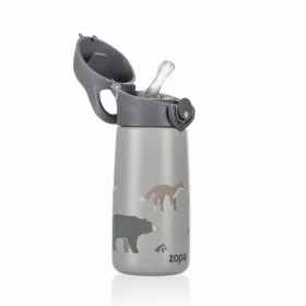 Zopa 400 ml-es termosz cumis szívószállal - Mountains