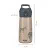 Zopa 400 ml-es termosz cumis szívószállal - Mountains