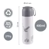 Zopa 400 ml-es termosz szilikon fogantyúval - Candy pink