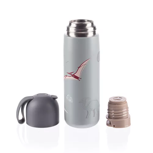 Zopa 400 ml-es termosz szilikon fogantyúval - Dino