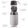 Zopa 620 ml-es ételtermosz szilikon tartóval - Dino