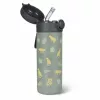Zopa 350 ml-es termosz szívószállal és szilikon fogantyúval Wild Gepard