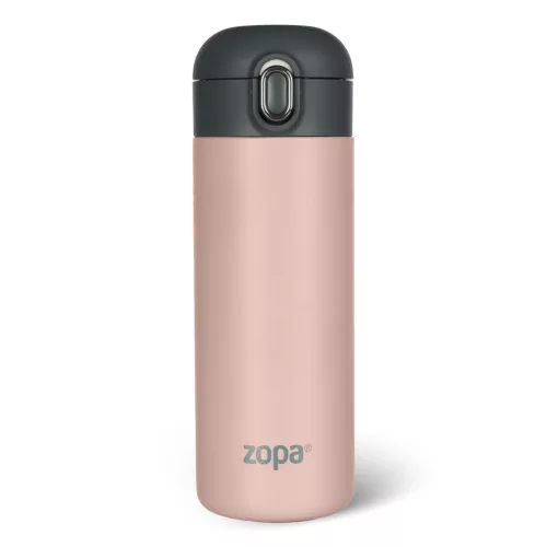 Zopa 400 ml-es termosz szívószállal - Candy pink