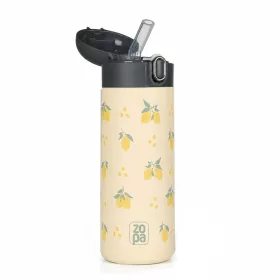 Zopa 400 ml-es termosz szívószállal Limoncello