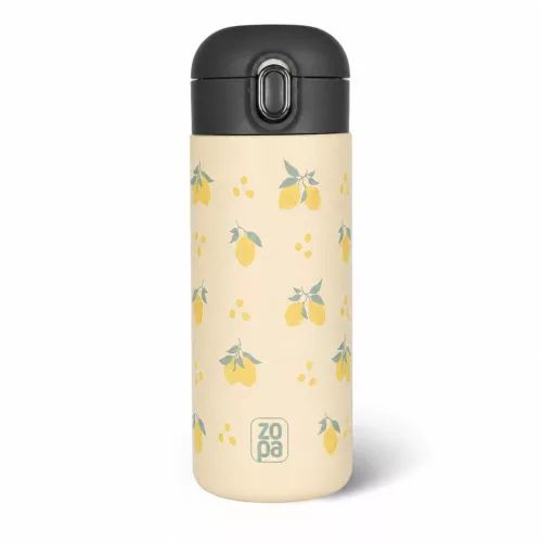 Zopa 400 ml-es termosz szívószállal Limoncello