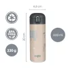 Zopa 400 ml-es termosz szívószállal - Safari