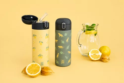 Zopa 400 ml-es termosz szívószállal Wild Gepard