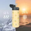 Zopa 400 ml-es termosz szívószállal Wild Gepard