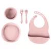 Zopa Szilikon étkezési szett - Old Pink