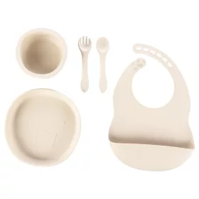 Zopa Szilikon étkezési szett - Sand Beige