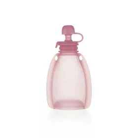   Zopa Szilikon újratölthető bébiétel tasak - Transparent Pink