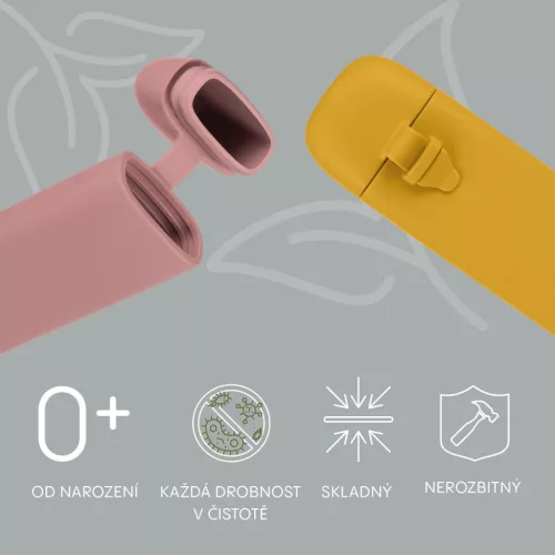Zopa Szilikon evőeszköz tok - Old Pink