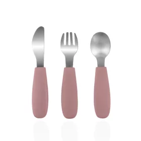 Zopa Szilikon gyerek evőeszköz - Old Pink