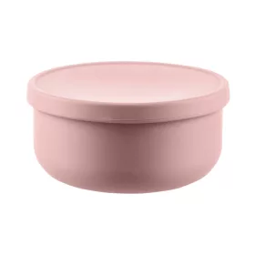 Zopa Szilikon tál fedővel - Old Pink