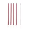 Zopa Szilikon szívószál 4 db - Old Pink
