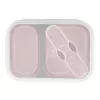 Zopa Szilikon uzsonnásdoboz kanállal (nagy) - Old Pink