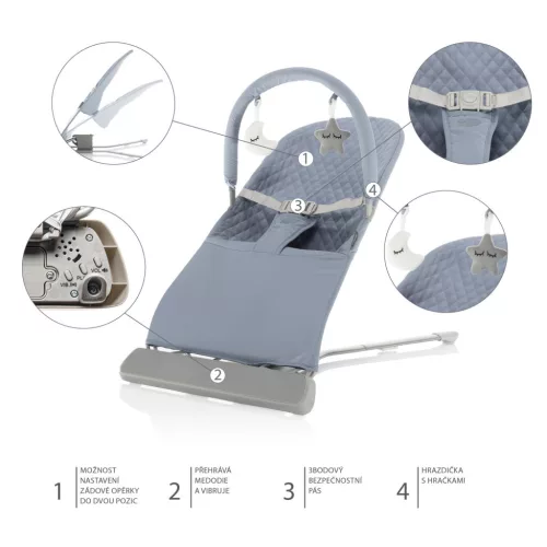 Zopa Siesta pihenőszék - Diamond Grey