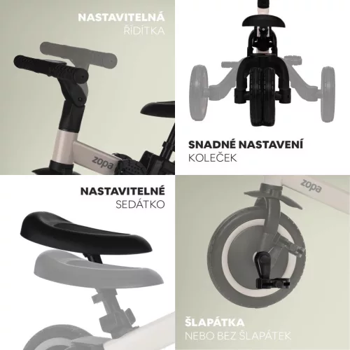 Zopa Razor Easy Tricikli - Boss Grey