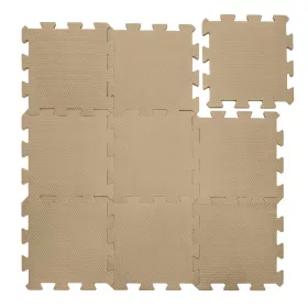 Zopa 9 db-os Puzzle habszőnyeg 30x30 cm - Hazel Brown