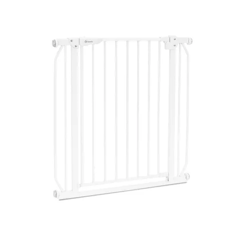 Lionelo Truus Slim biztonsági ajtórács - White (75-105 cm) 2 db toldóval!