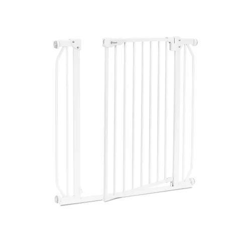 Lionelo Truus Slim biztonsági ajtórács - White (75-105 cm) 2 db toldóval!
