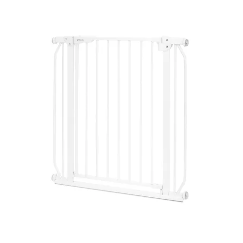 Lionelo Truus Slim biztonsági ajtórács - White (75-105 cm) 2 db toldóval!