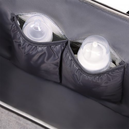 Lionelo Ida pelenkázótáska - Grey Concrete