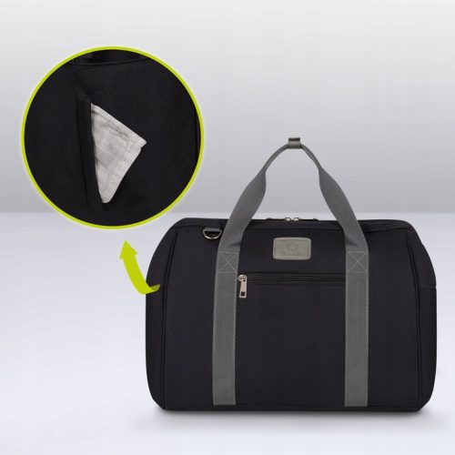 Lionelo Ida pelenkázótáska - Black Onyx