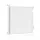 Lionelo Thea textil korlát - White Natural
