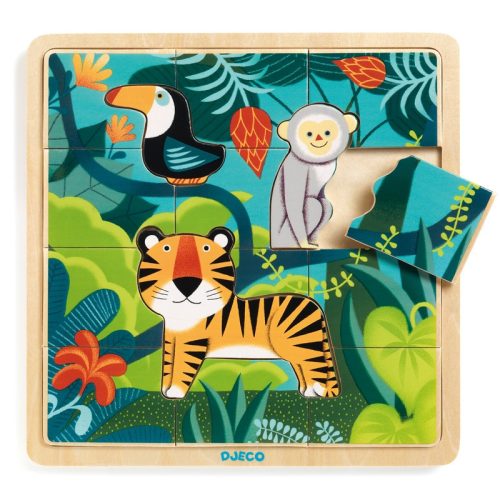 Djeco Képkirakó, puzzle - Dzsungel puzzle - Puzzlo Jungle