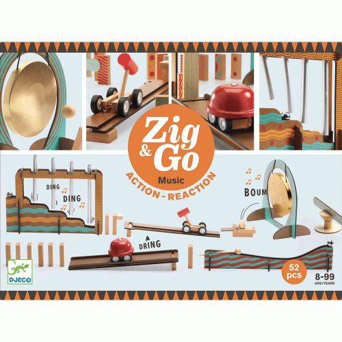 Djeco Építőjáték, Muzsikás - Zig & Go