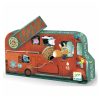 Djeco Mini puzzle - A tűzoltóautó - The fire truck