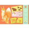 Djeco Párosító puzzle - Kié a kölyök, 24 db-os - Baby animals