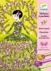 Djeco Csillámkép készítő - Csillogó ruhák - Glitter dresses
