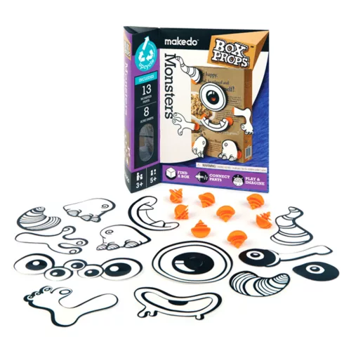 Makedo BoxProps Arcok - Szörnyek Monsters